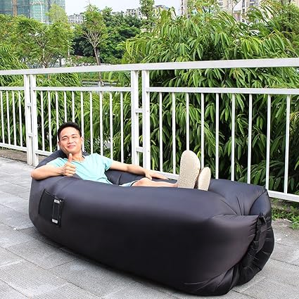 wind blow up beach chair