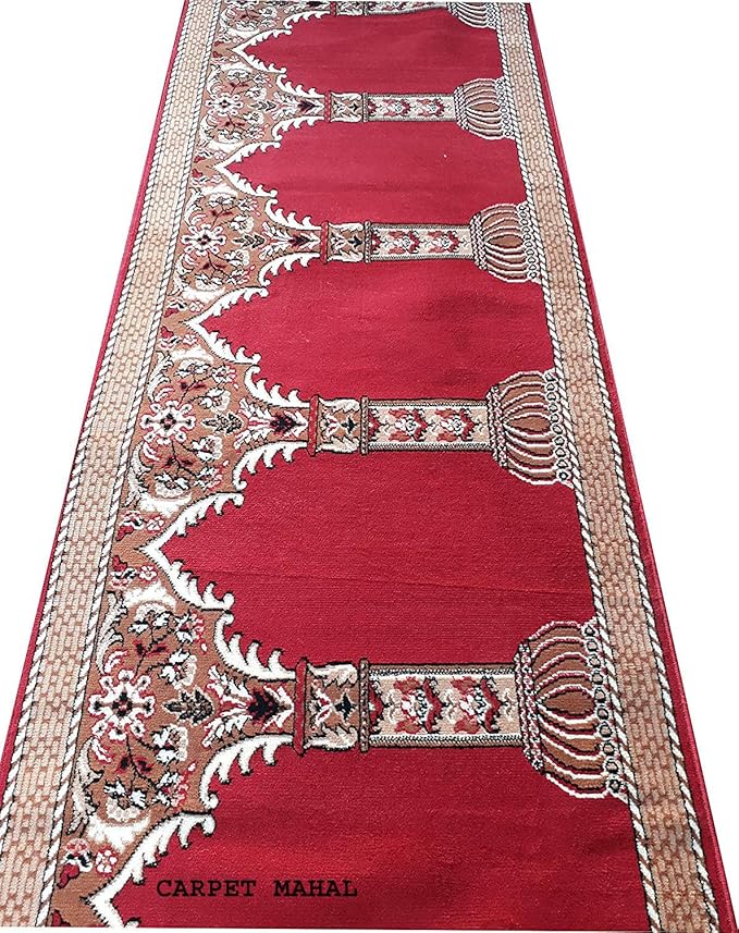 Buy Carpet Mahal Janamaz Rolls for Mosque(Masjid) and Hall Size 4x55