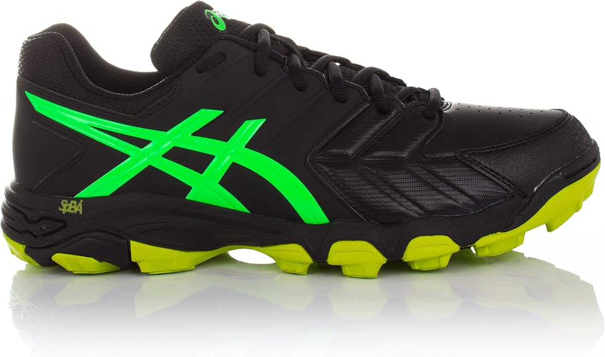ASICS Mens Gel-Blackheath 6 Hockey Shoes - Black/Gecko Green - UK 7: Amazon.ca: Shoes & Handbags