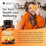 New Leaf Vitamin C Tablets 1000mg with Bioflavonoids & Rosehip - Vegan view 3