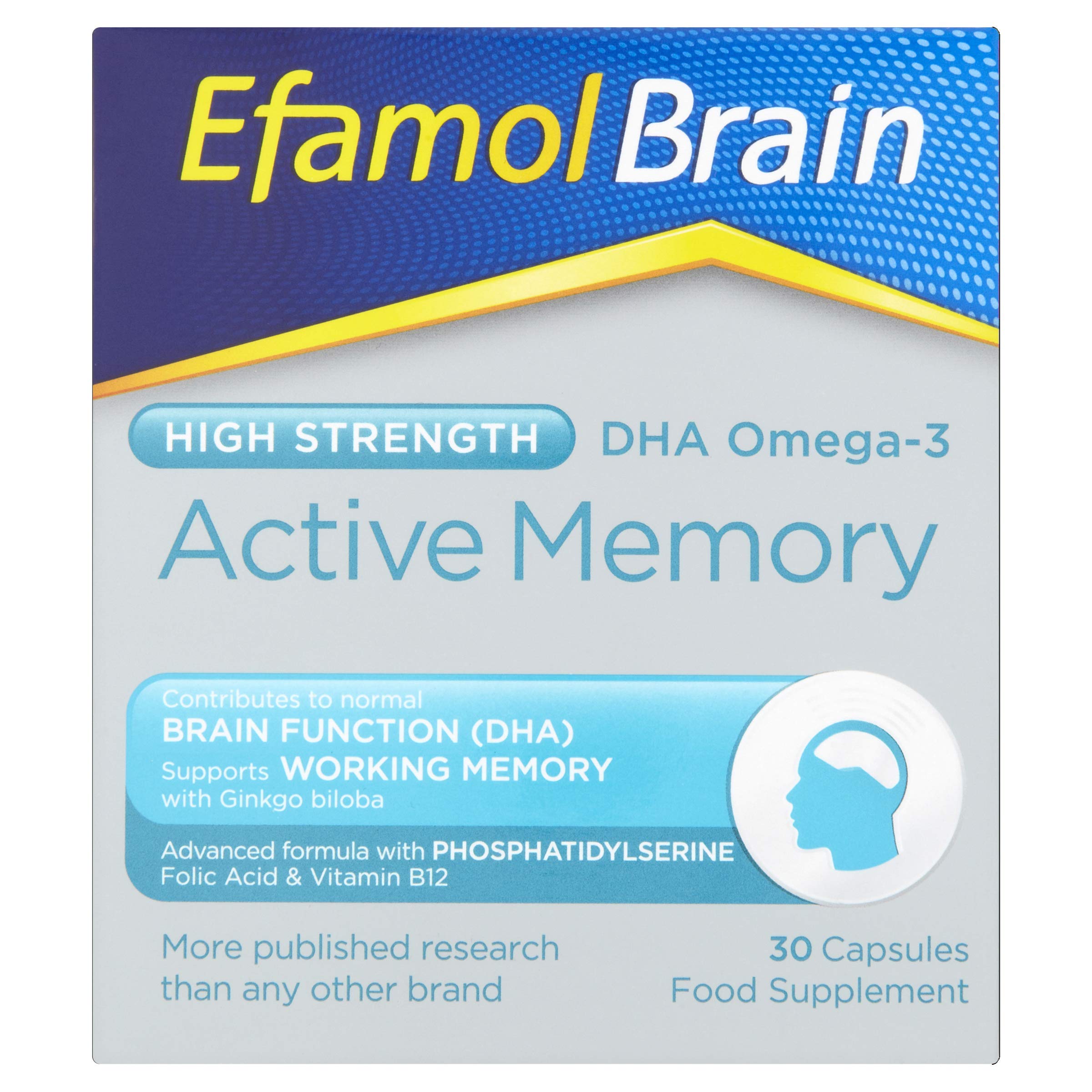 Efamol Brain Active Memory 30 capsules Buy Online in UAE