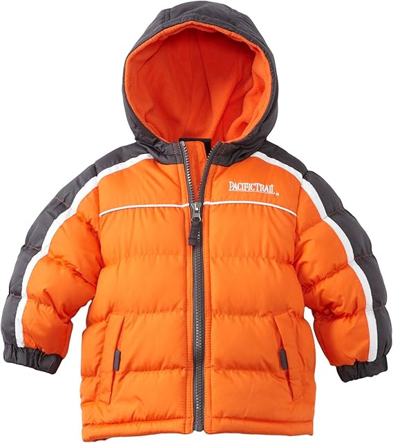 Pacific Trail Kids Baby Boys' Puffer Jacket With Piping