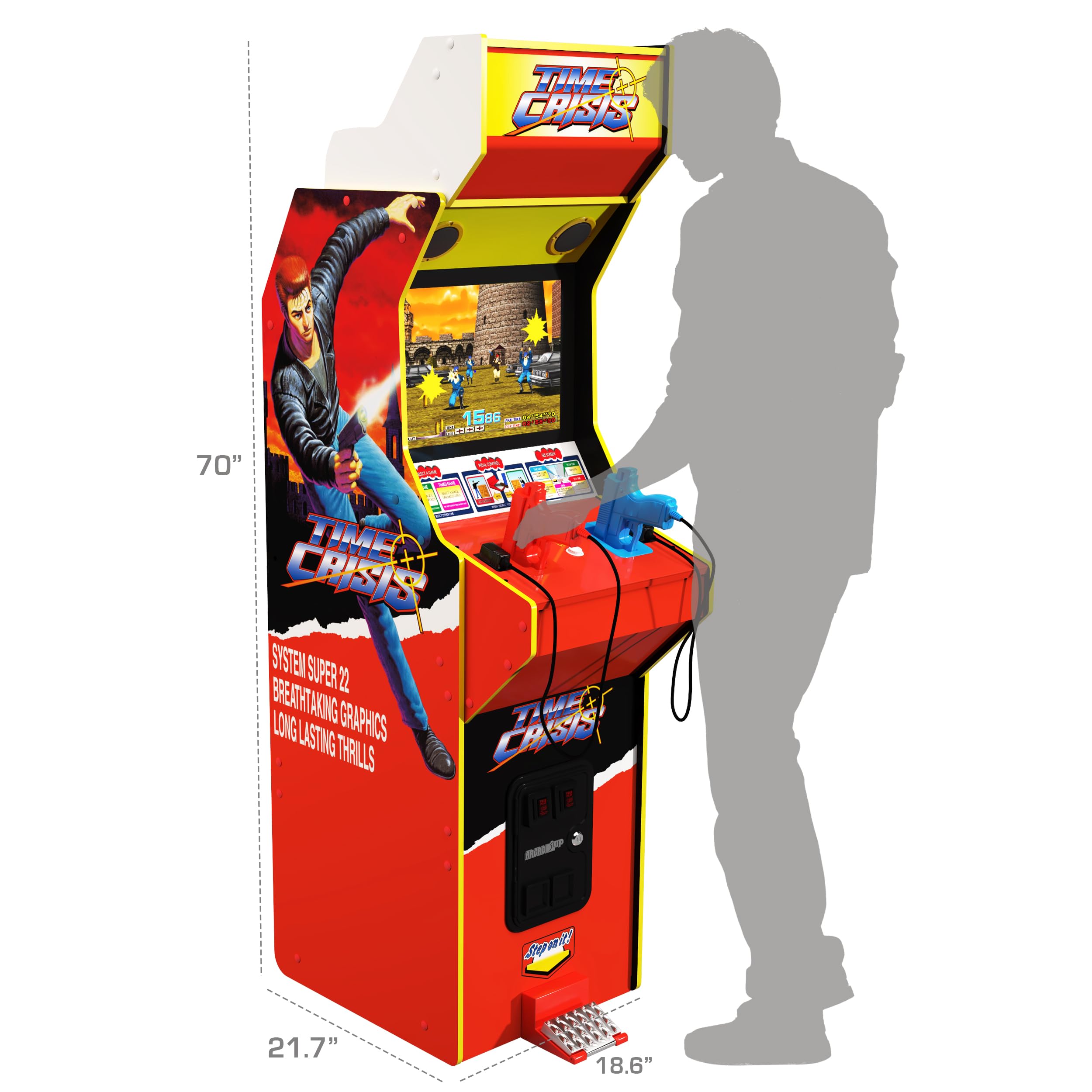 Arcade1Up TIME CRISIS Arcade Game 8