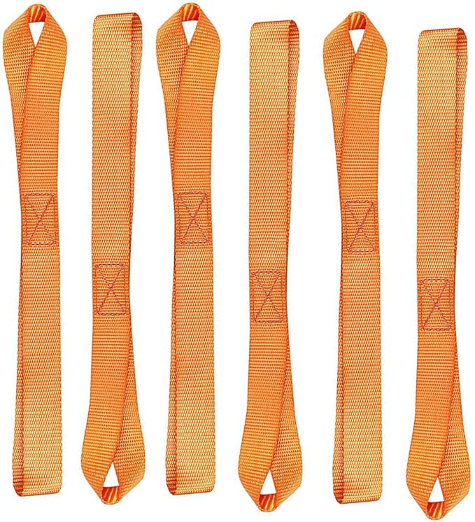 Abimars Soft Loop Tie Down Securing Loop Straps Nylon Tie Down Straps