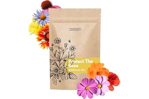 GROW ZAAD 65,000+ Seeds Honey Bee Wildflower Pollinator Mix - Perennial & Annual Wild Flowers for Spring & Fall - Planting Outdoors to Save The Bees - California Poppy, Primrose, Bergamot & More