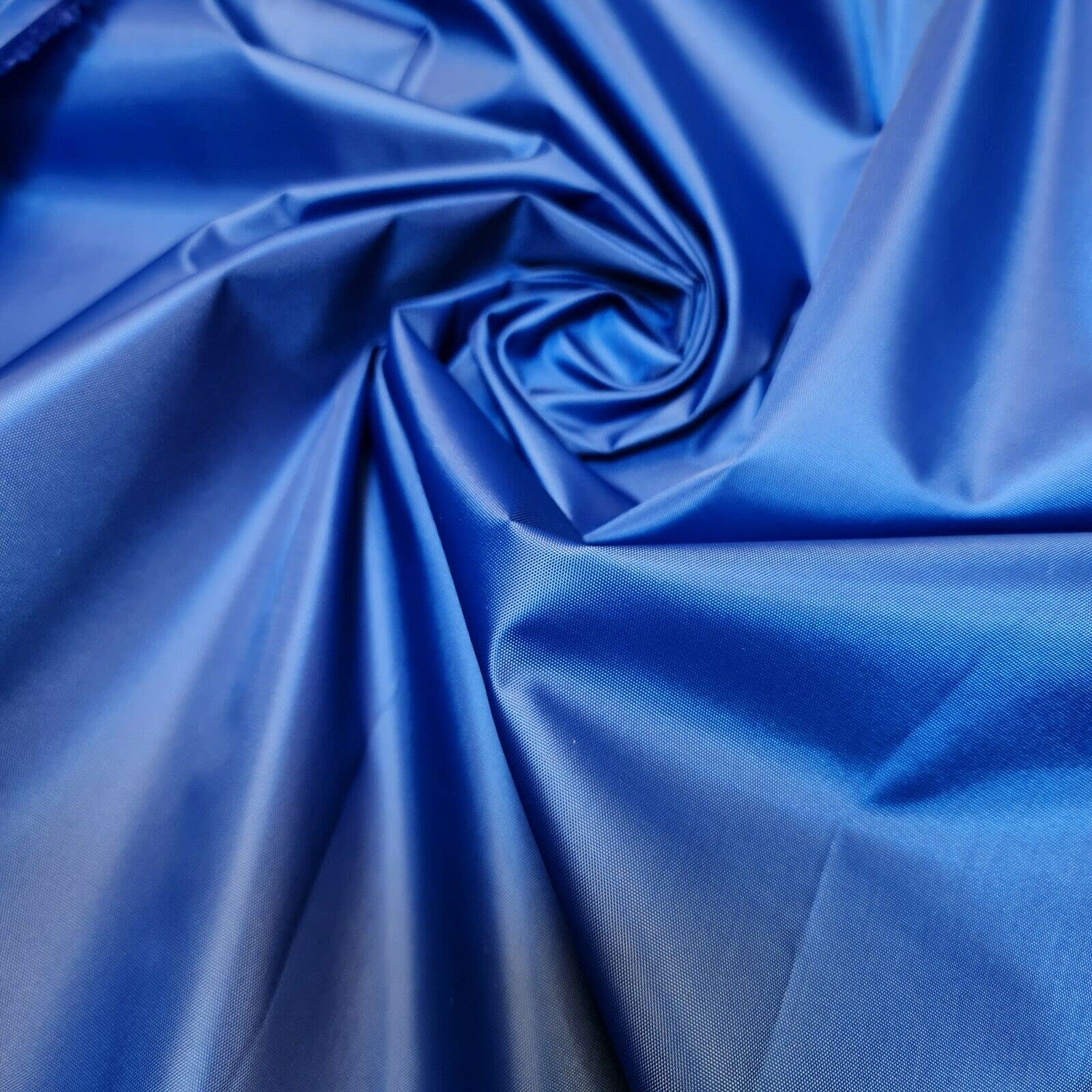 Waterproof Fabric Outdoor Cover Canopy Shower Curtain Material 58" (Pre Cut 1 Meter) (Royal Blue)