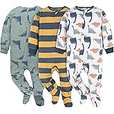 Gerber baby-boys Fleece Footed Pajamas 3-pack