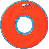 Chuckit! Zipflight Flying Disc Dog Toy, Small (6"), Green and light Blue