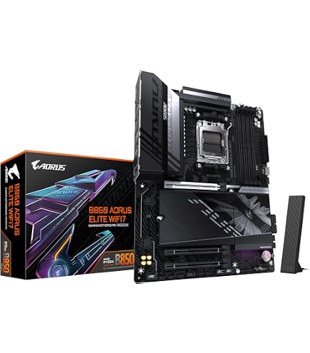 GIGABYTE X870E AORUS Elite WIFI7 Motherboard - Supports AMD Ryzen