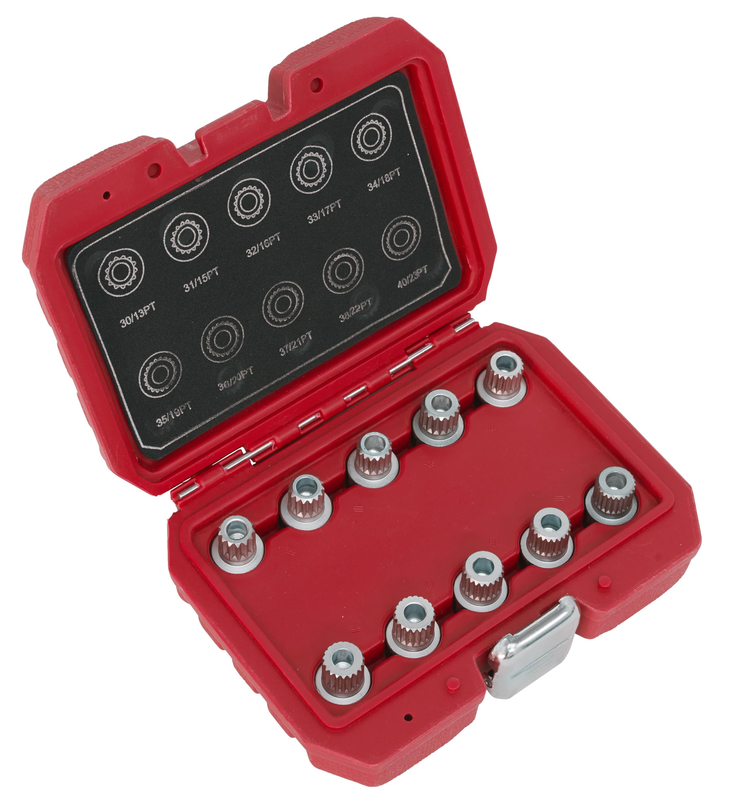 Sealey SX208 Locking Wheel Nut Key Set 10 Piece for BMW & Mini