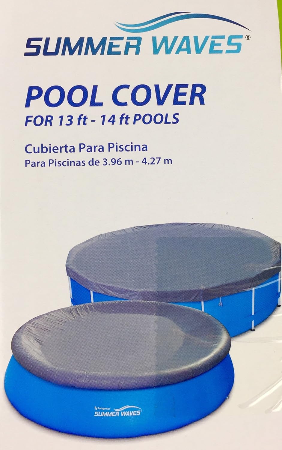 Amazon Com Summer Waves Pool Cover 13 14 Ft Pools Garden Outdoor