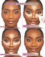 Revolution Beauty London Peach Baking Powder 32g Prolongs Makeup Wear view 3