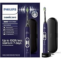 Philips Sonicare Protectiveclean 6100 Rechargeable Electric Toothbrush, Whitening, Deep Purple, 鶹 Exclusive, HX6471/03