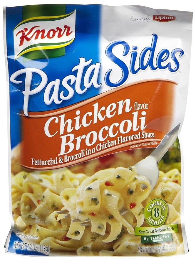 Knorr Pasta Sides Chicken & Broccoli (Pack of 3) 4.2 oz Bags Grocery & Gourmet Food
