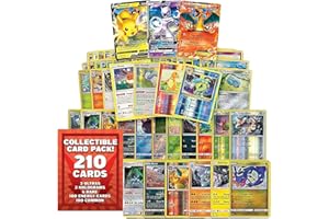 MIGHTY MOJO Pokemon Trading Cards 210ct Assorted 3 GX 3 Hologram 4 Rare Collectible Pack