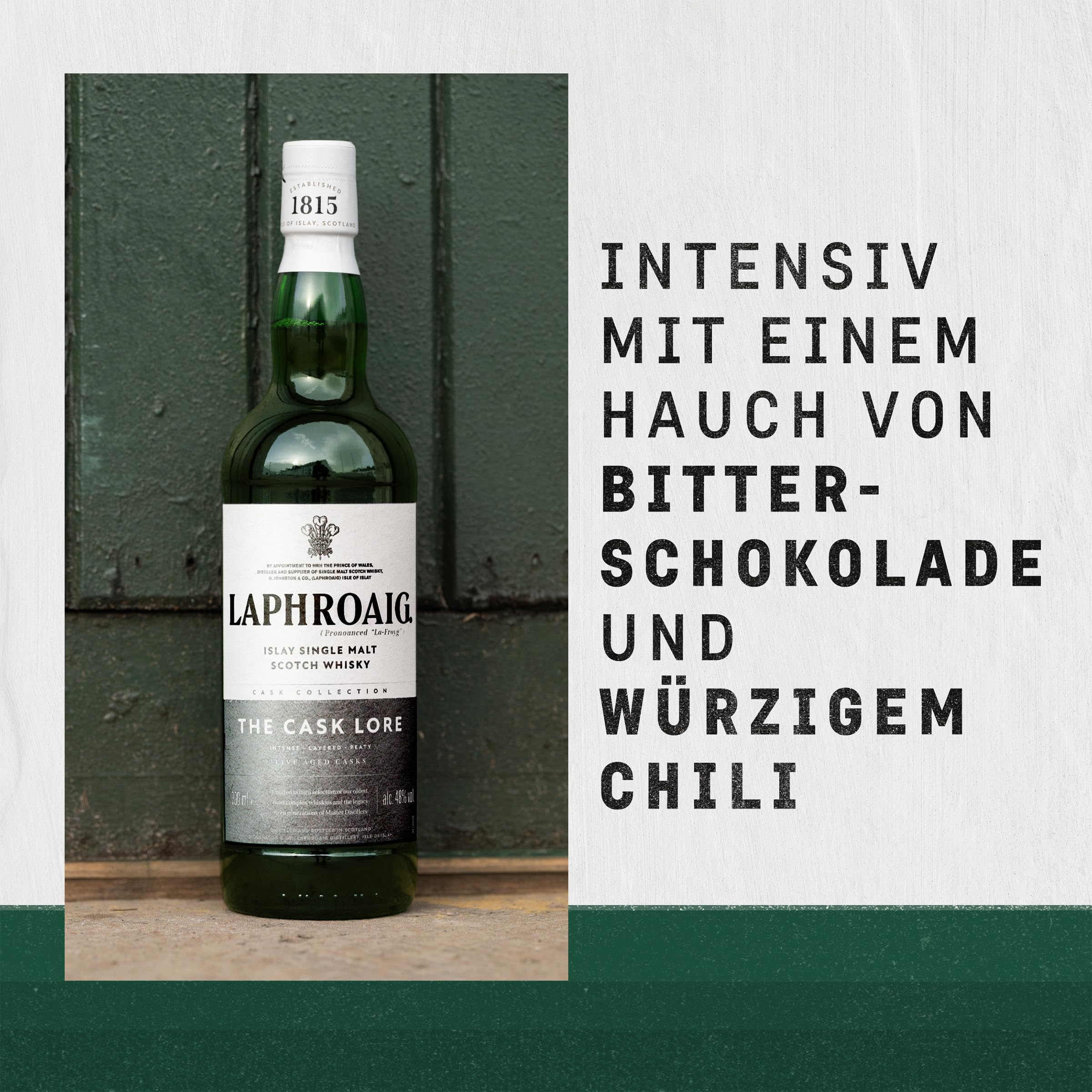 Laphroaig Lore | Islay Single Malt Scotch Whisky | mit Geschenkverpackung | reich und tiefgründig | mit einzigartigem Torfrauch | 48% Vol | 700ml Einzelflasche 4