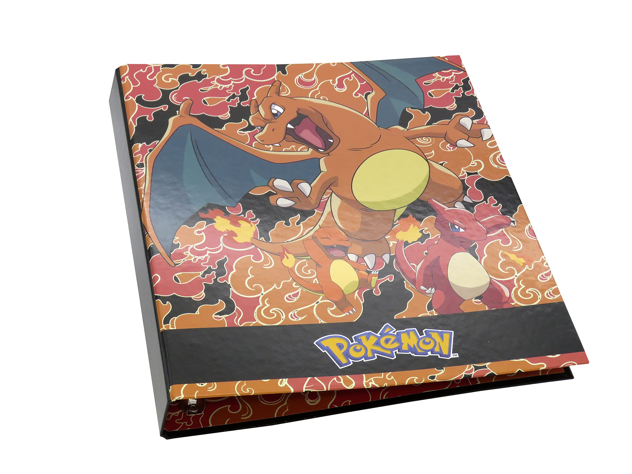 Pokémon 4 Ring Binder, Charmander, School Supplies, Folder, Sorter, Orange, Official Product (CyP Brands), Orange, Normal, Traditional