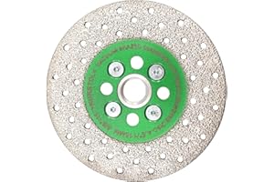KURSTOL Grinding Cutting Diamond Blade - 4-1/2" / 115mm Diamond Granite Cutting Wheel with 5/8-11 Thread for Angle Grinder, B
