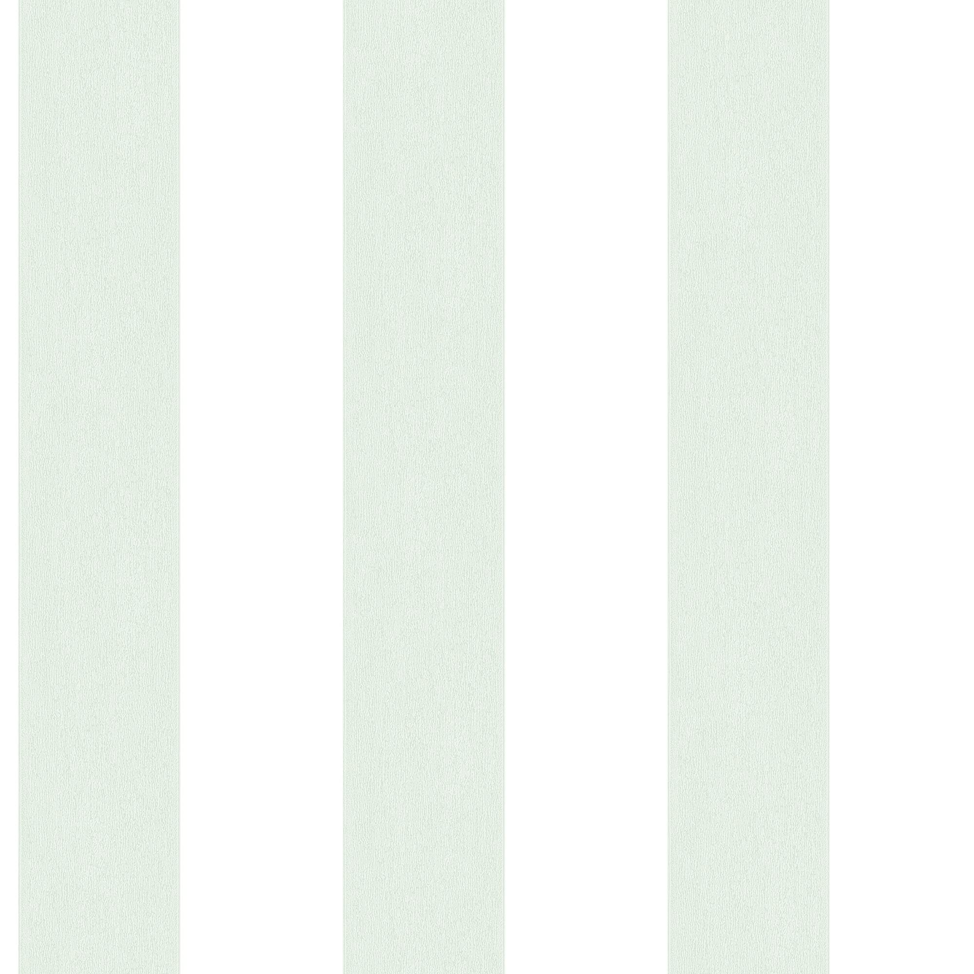 Galerie G67583 Smart Stripes 2, Wide Stripes Design Wallpaper, Green/White, 10m x 53cm