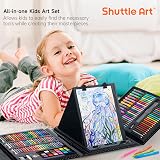 Shuttle Art 335-Piece Kids Art Set with Pencils, Crayons, Paints & Books view 2