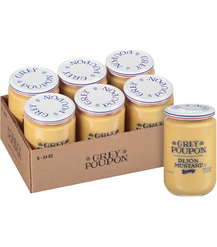 Amazon.com : Grey Poupon Dijon Mustard (24oz Jars, Pack of 6
