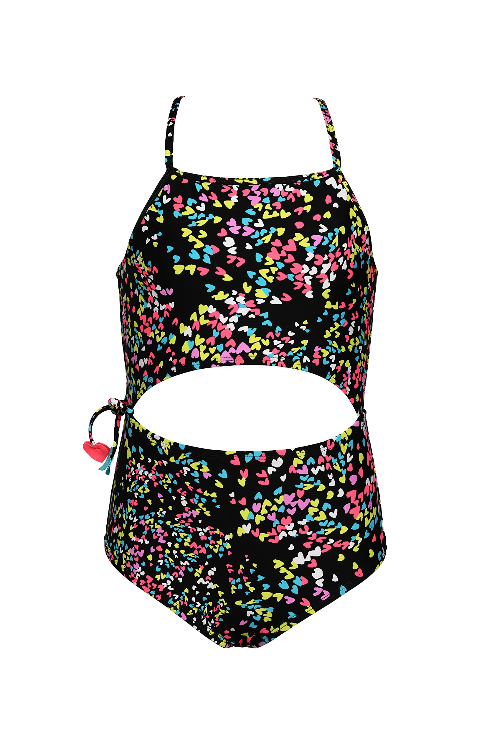 Hobie Kids' Aloha Cutout One-Piece Swimsuit in Multi main image 0