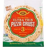 Golden Home Bakery Products Ultra Thin Pizza Crust, 12" (3 Pack)
