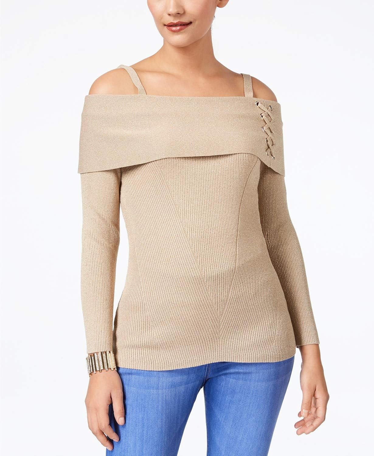 macys cold shoulder sweaters