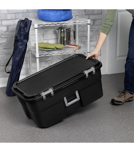 Amazon.com: Superbox Gorilla on Wheels Storage Trunk - Black, Size