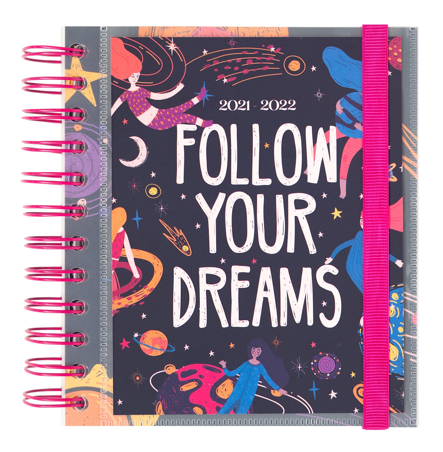 Grupo Erik: Official Cosmic Girls Academic Diary 2021-2022 Day to Page - 11 Months Mid Year Diary August 2021 - June 2022