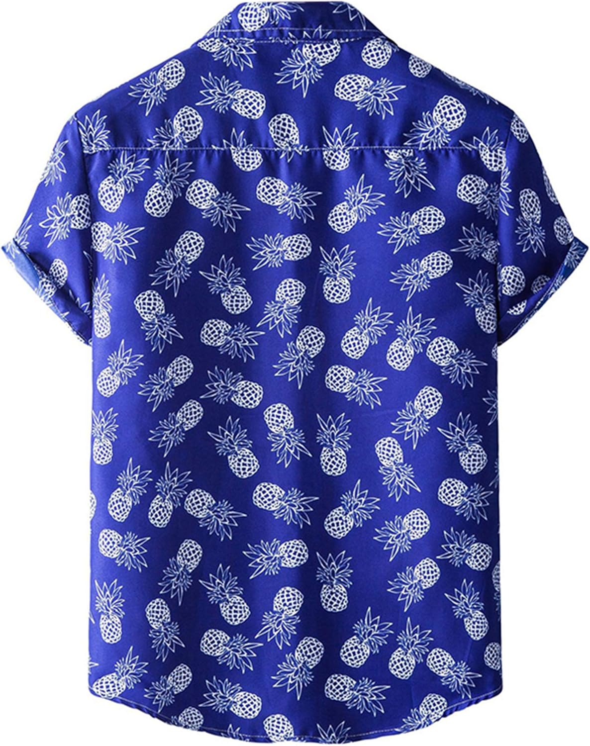 DUWAA Lily Pads Herren-Hemd - Leichtes Sommerhemd Mit Blumendruck