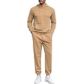 COOFANDY Men's Tracksuits 2 Pieces Waffle Hoodies Sweatsuit Sets Sports Jogging Suit Set