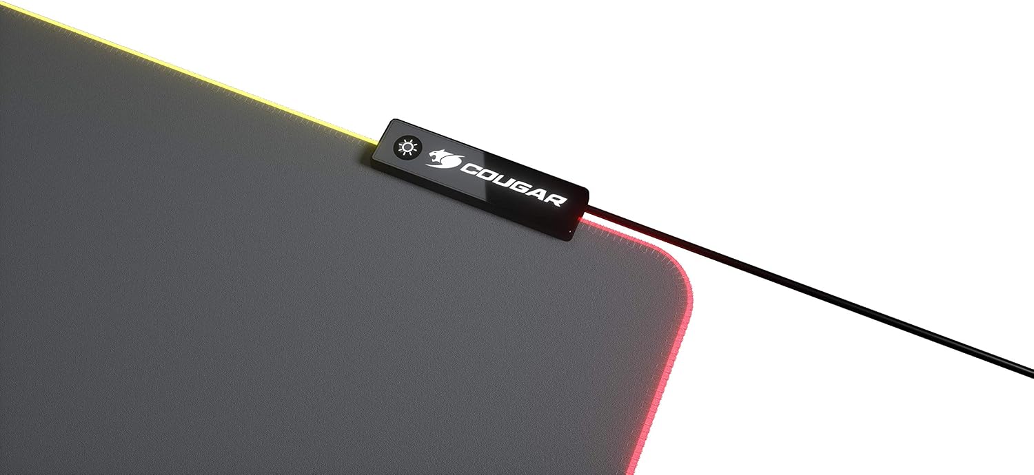 Cougar NEON RGB Medium Smooth Cloth Gaming Mouse Pad, 350L x 300W mm - Image 4