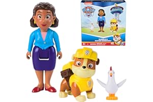 Paw Patrol Rubble, Mayor Goodway & Chickaletta Figures, Kids Toys for Boys and Girls Ages 3 and Up