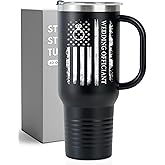 Onebttl Wedding Officiant Gifts 40oz Tumbler with Handle, Officiant Gift from Bride and Groom, Stainless Steel Insulated Tumbler with Lid Straw, OFFI-40MUG-01-FLAG