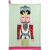 Mud Pie Christmas Green Nutcracker Towel