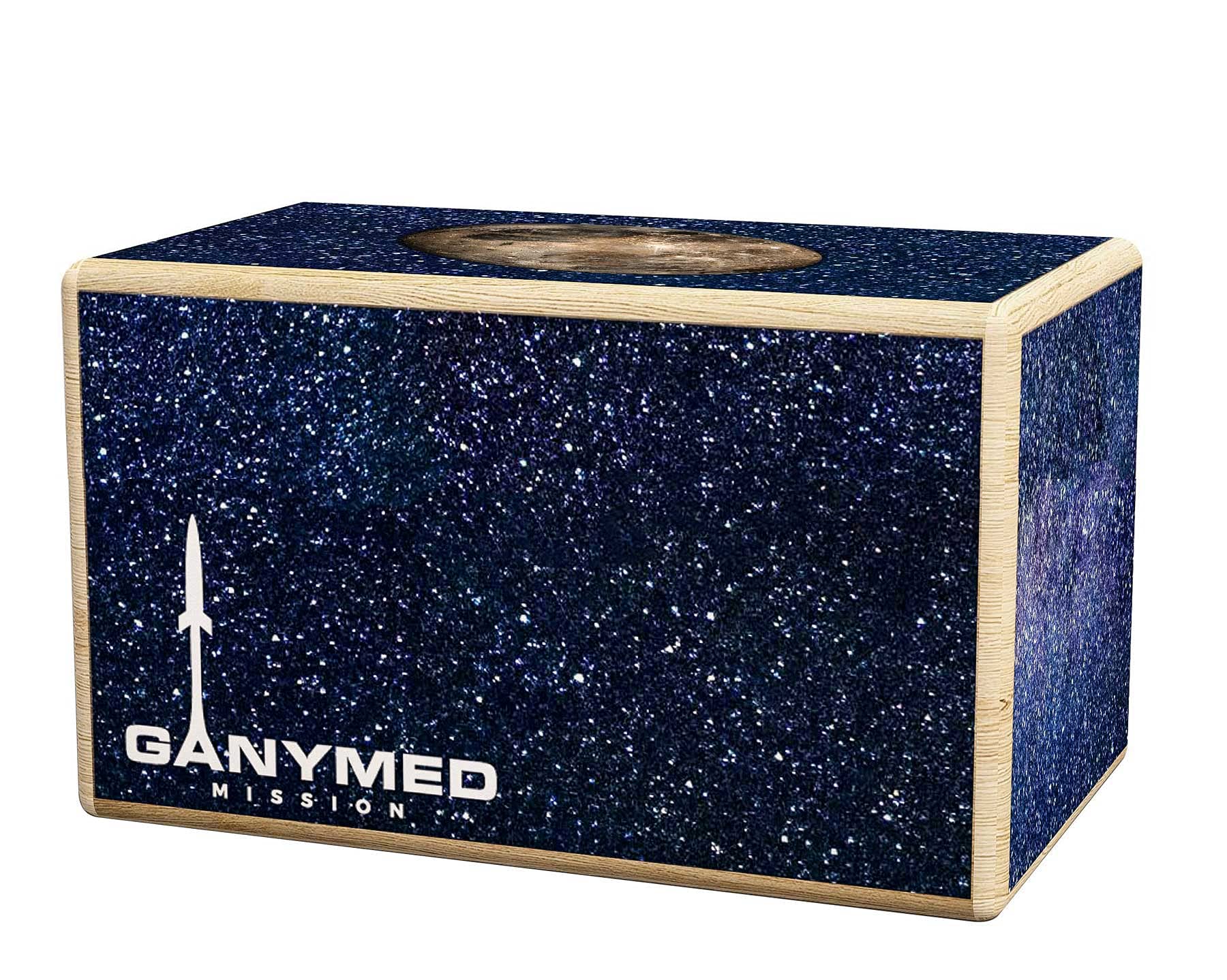 Logica Puzzles Art. Ganymede - Wooden Puzzle - Secret Box 4 Steps - Difficulty 2/6 Medium - Star Adventures Series
