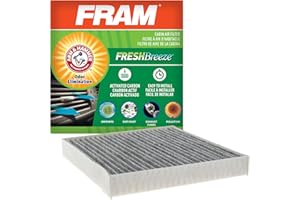 FRAM Fresh Breeze Cabin Air Filter Replacement for Car Passenger Compartment w/Arm and Hammer Baking Soda, Easy Install, CF10140 for Select Nissan, Infiniti and Mitsubishi Vehicles