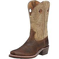 Bottes western homme Ariat Heritage Roper 35501 cowboy cuir