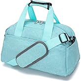 14 inch Small Gym Bag for Women & Men, Mini Duffel Bag for Travel Sports Lightweight Carry On Bag (Light Green)