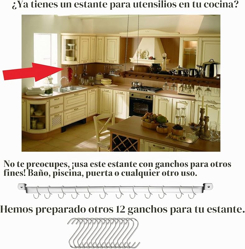 - Juego de utensilios de cocina (acero inoxidable, 37 piezas, antiadherente, resistente al calor, apto para lavavajillas — foto 6 de 8