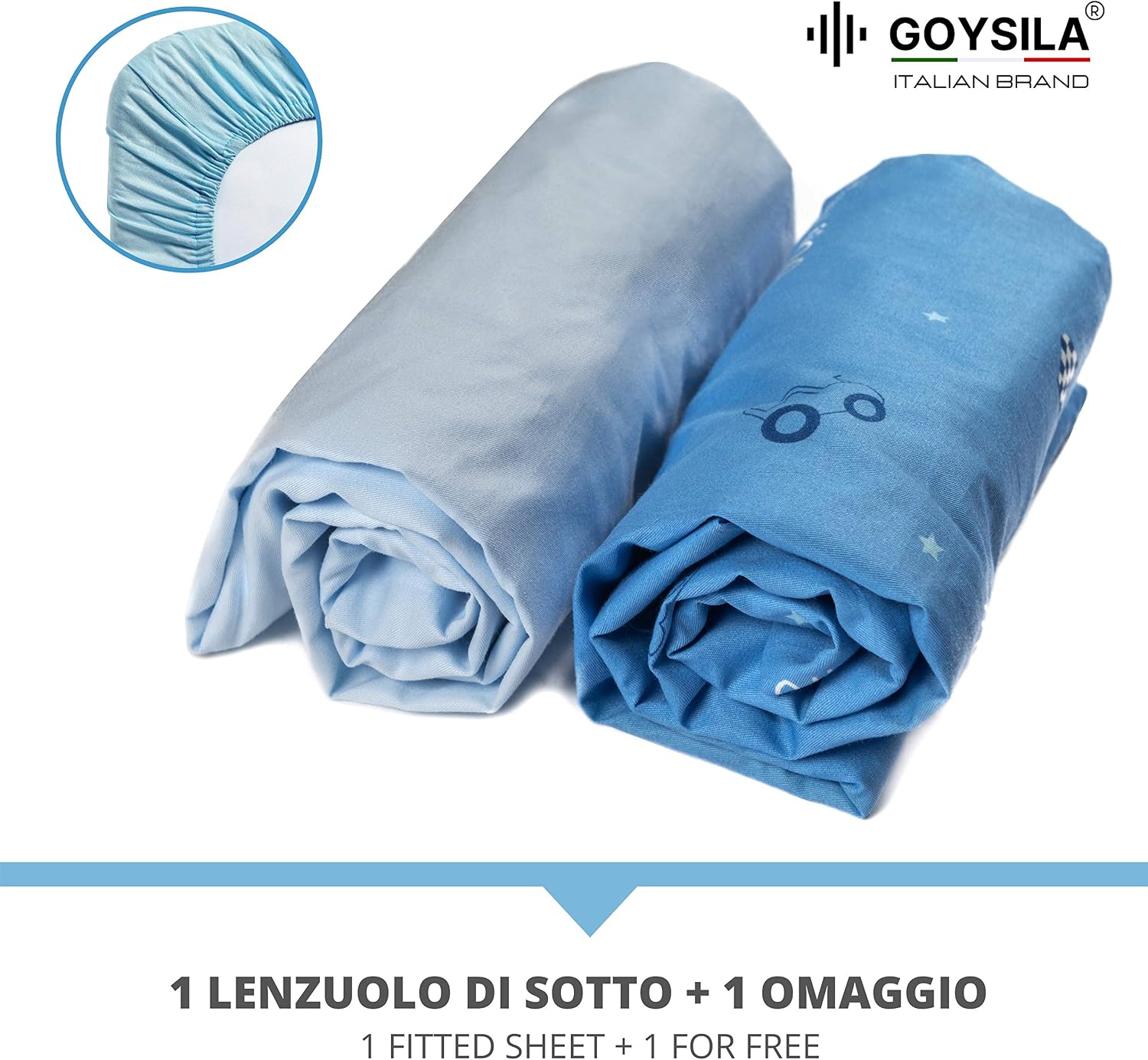 GOYSILA Next to Me Baby Crib Sheets 4 Pieces 100% Cotton Oeko-Tex Certified Hypoallergenic Breathable.Compatible Nexttome Cosleeping Cot Next2Me Babylo Cozee Lullago Mattress 50x83 - Image 5