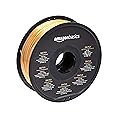Amazon Basics SILK PLA 3D Printer Filament, 1.75 mm, 1 kg Spool (2.2 lbs), Gold