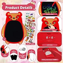 Hion LCD Writing Tablet 8.5 Inch Colorful Doodle