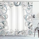 Ambesonne Octopus Shower Curtain, Background of