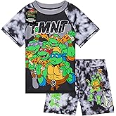 Teenage Mutant Ninja Turtles Boys Swimsuit 2 Piece Set Rash Guard Top Swim Trunks