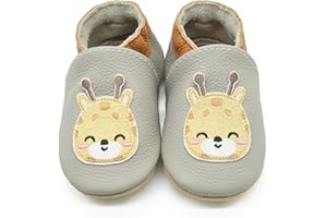 Owlowla Baby Soft Sole Leather Crib Shoes Infant Toddler Pre-Walker Shoes Boy Girl …