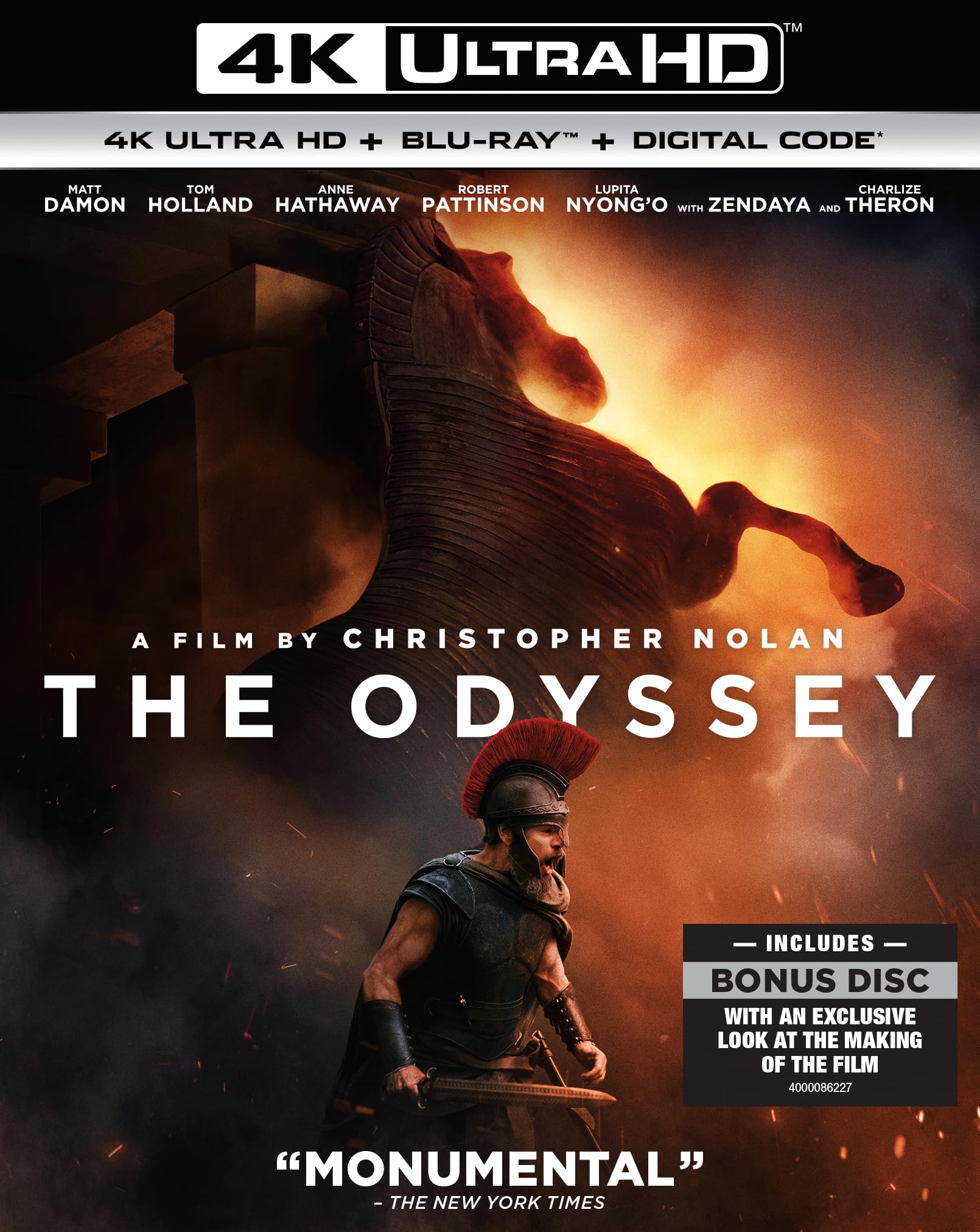 The Odyssey (4K Ultra HD + Blu-ray + Digital)
