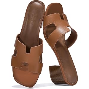 Project Cloud 100% Genuine Leather Block Heeled Sandals for Women(Opal) | Sandals Women Footwear-Memory Foam Insole & Non-Sli