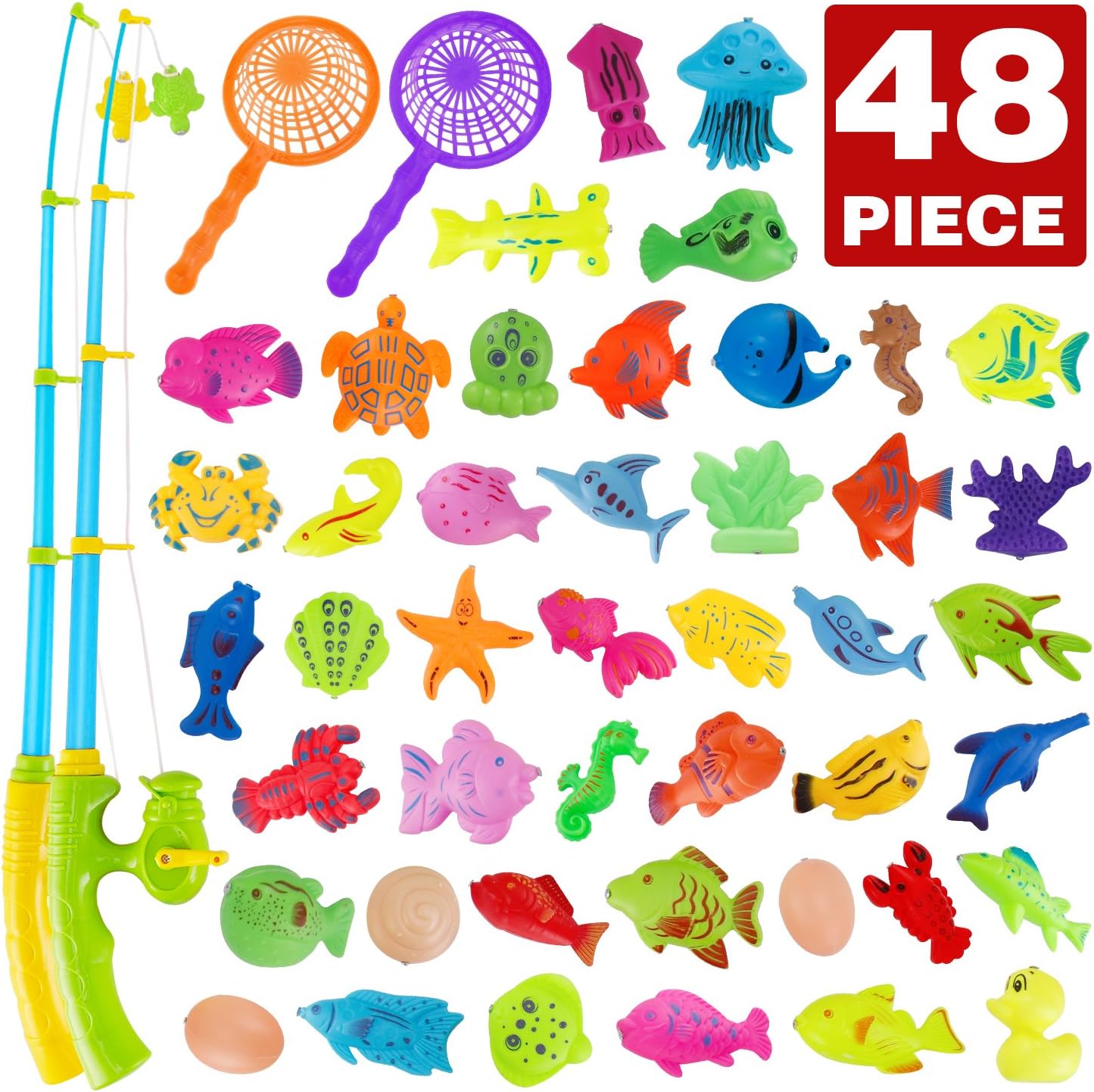 magnetic fishing bath toy